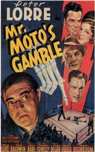 Peter Lorre, Dick Baldwin, Lynn Bari, Douglas Fowley and Harold Huber in Mr. Moto's Gamble (1938)