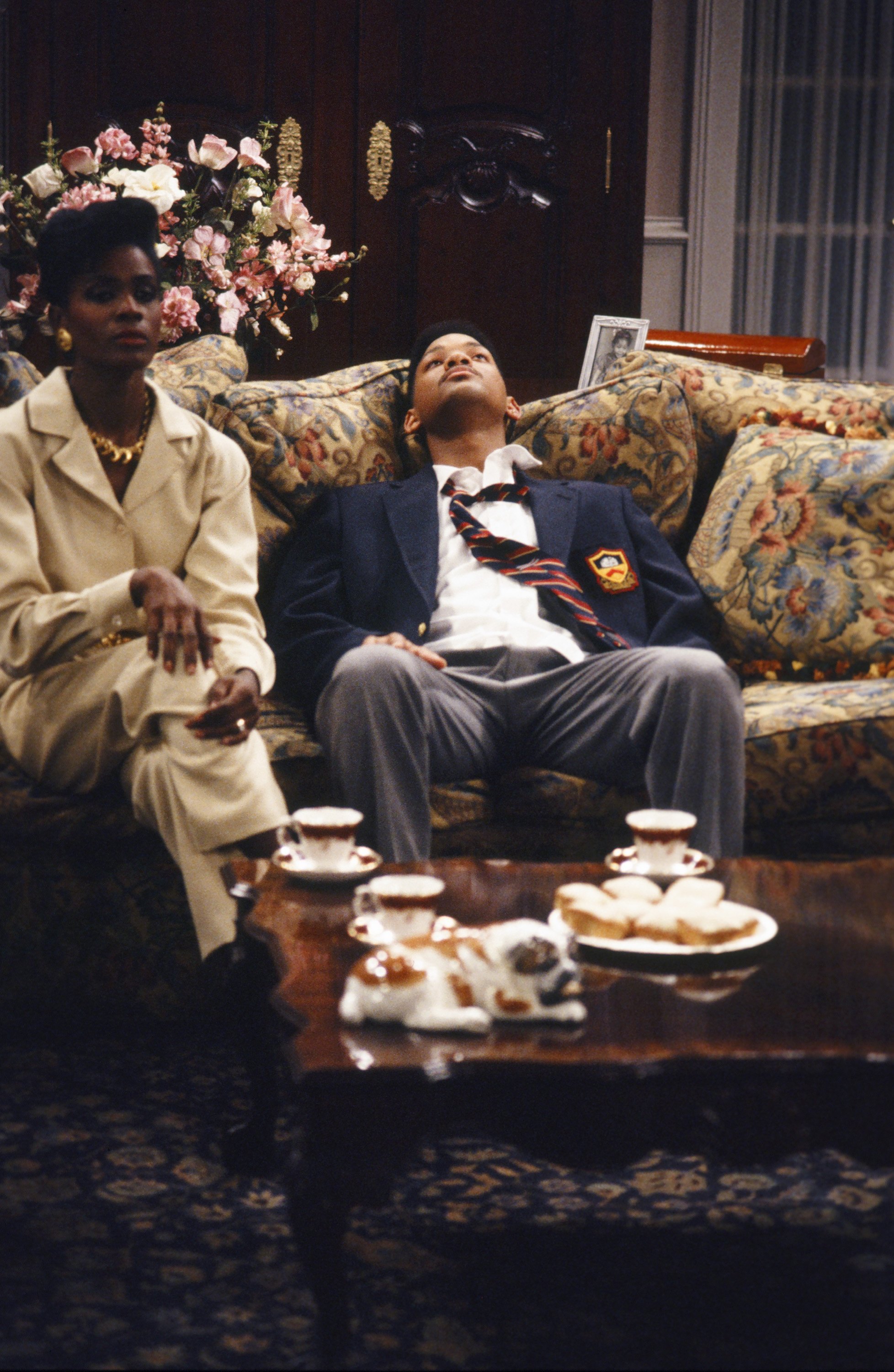 Still of Will Smith and Janet Hubert in The Fresh Prince of Bel-Air (1990)