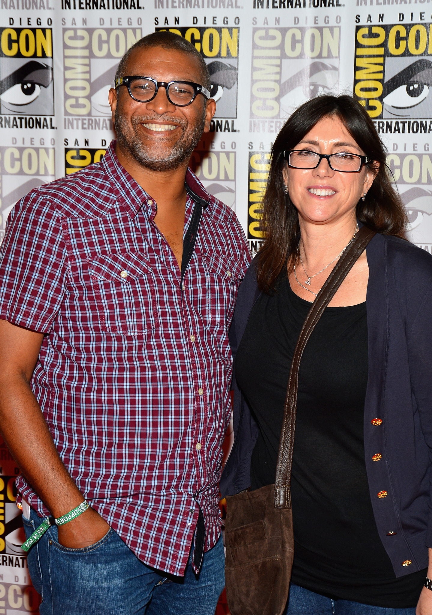Reginald Hudlin and Stacey Sher at event of Istrukes Dzango (2012)