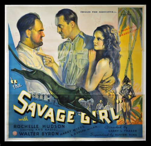 Walter Byron, Rochelle Hudson and Adolph Milar in The Savage Girl (1932)