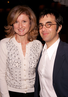 Atom Egoyan and Arianna Huffington at event of Where the Truth Lies (2005)