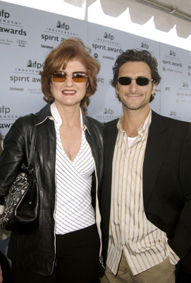 Lawrence Bender and Arianna Huffington
