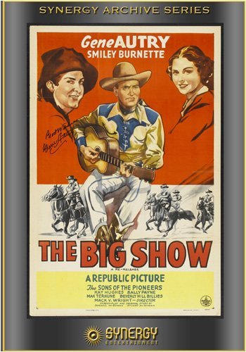 Gene Autry, Smiley Burnette and Kay Hughes in The Big Show (1936)