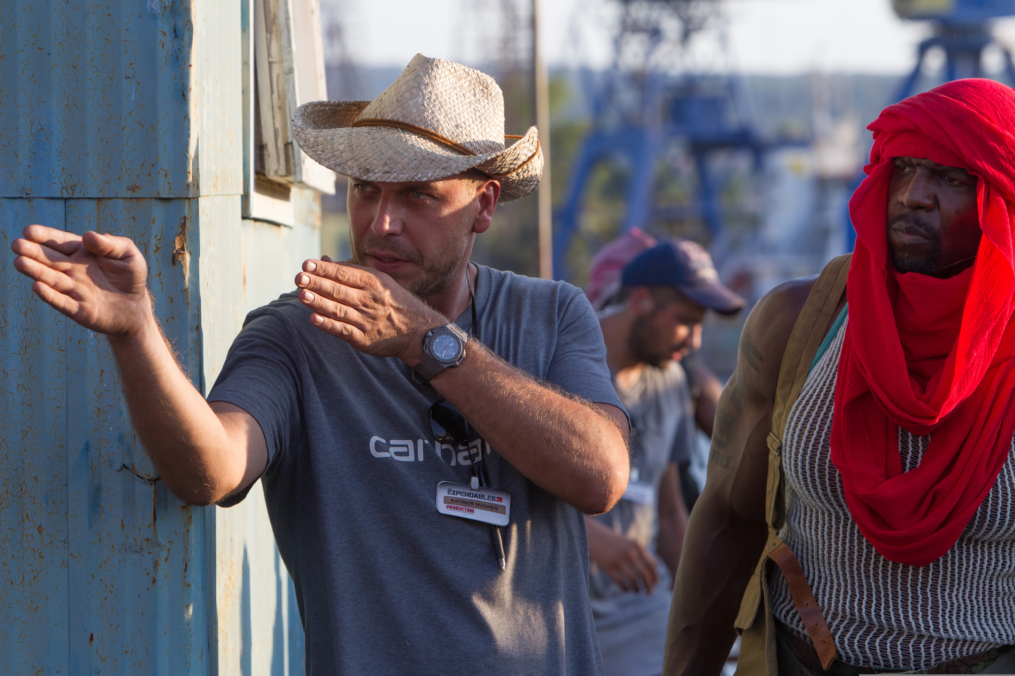 Terry Crews and Patrick Hughes in Nesunaikinami 3 (2014)