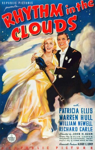 Patricia Ellis and Warren Hull in Rhythm in the Clouds (1937)