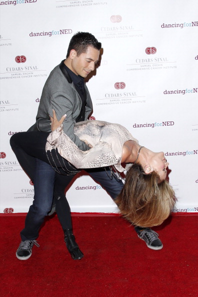 Actors Mary-Margaret Humes and Willem de Vries attend the 2nd Annual Dancing for NED at Unici Casa Gallery on May 3, 2014 in Culver City, California
