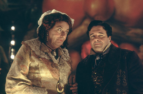 Dame Edna (BARRY HUMPHRIES) and Nathan Lane