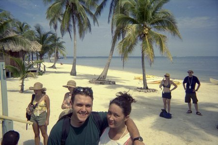 Scott (L), Beth Humphreys (R), Temptation Island, Ambergeis Caye, Belize, 1999