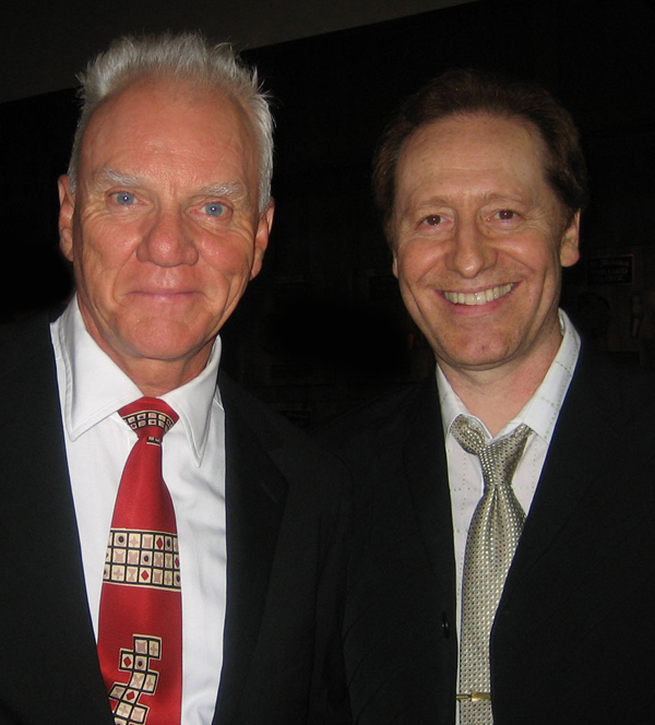 Craig at The Shrine with Malcolm McDowell