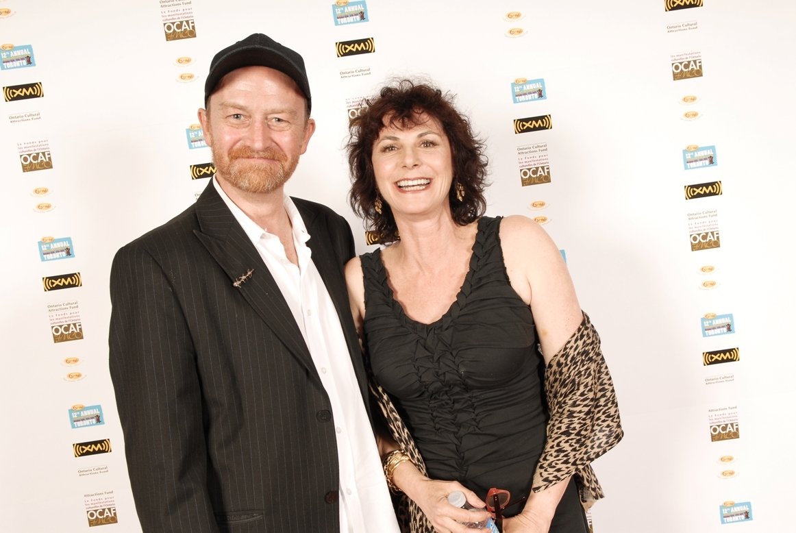 Bruce Hunter and Rosie Shuster on the 12th Annual Canadian Comedy Awards Red Carpet.