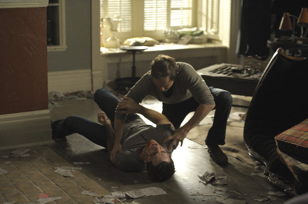 Still of Sam Huntington and Sam Witwer in Being Human (2011)