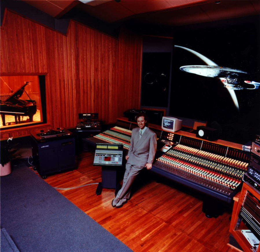 Craig at his Enterprise Studio A, composing on 
