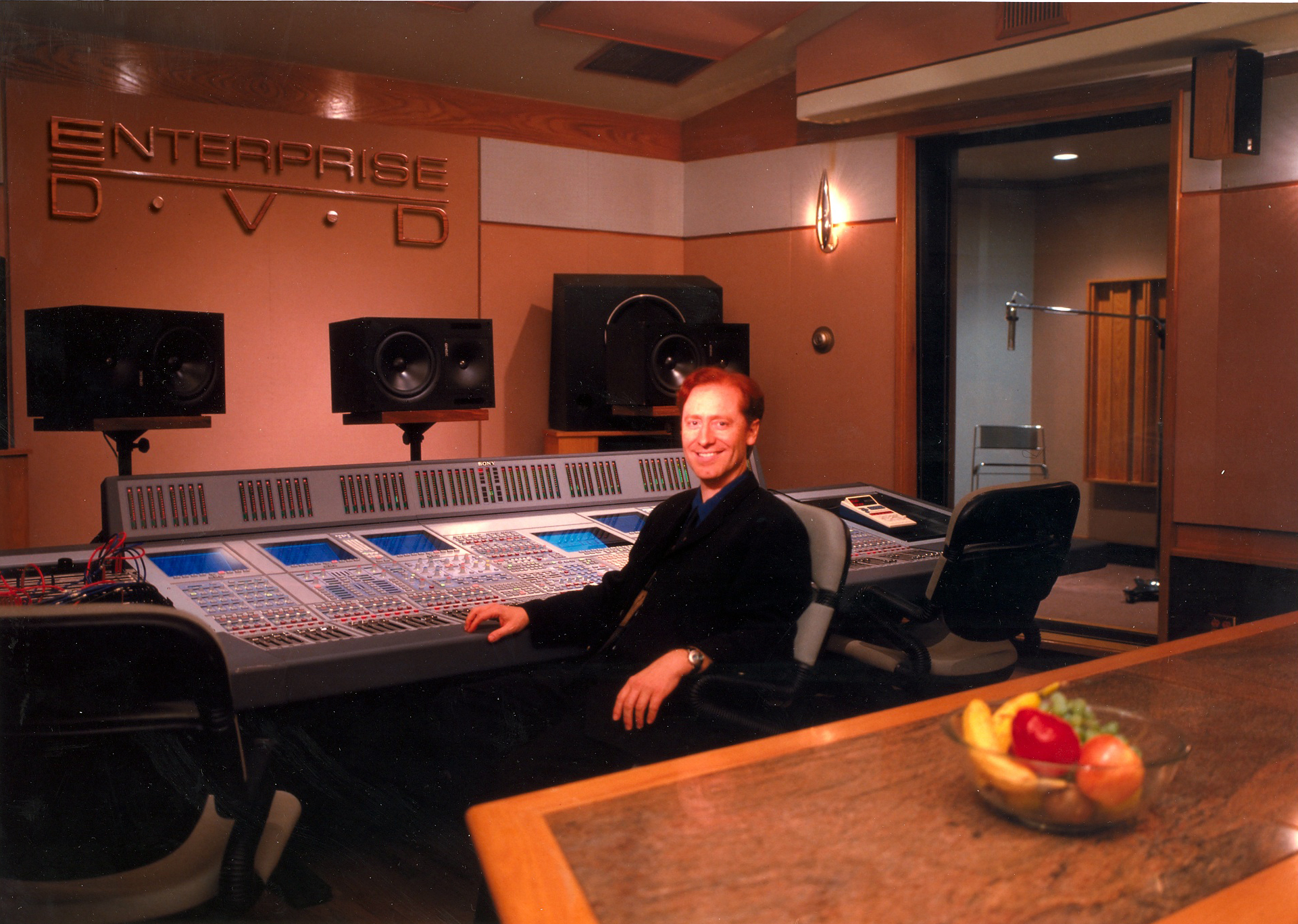 Craig in studio M of his Enterprise Studios