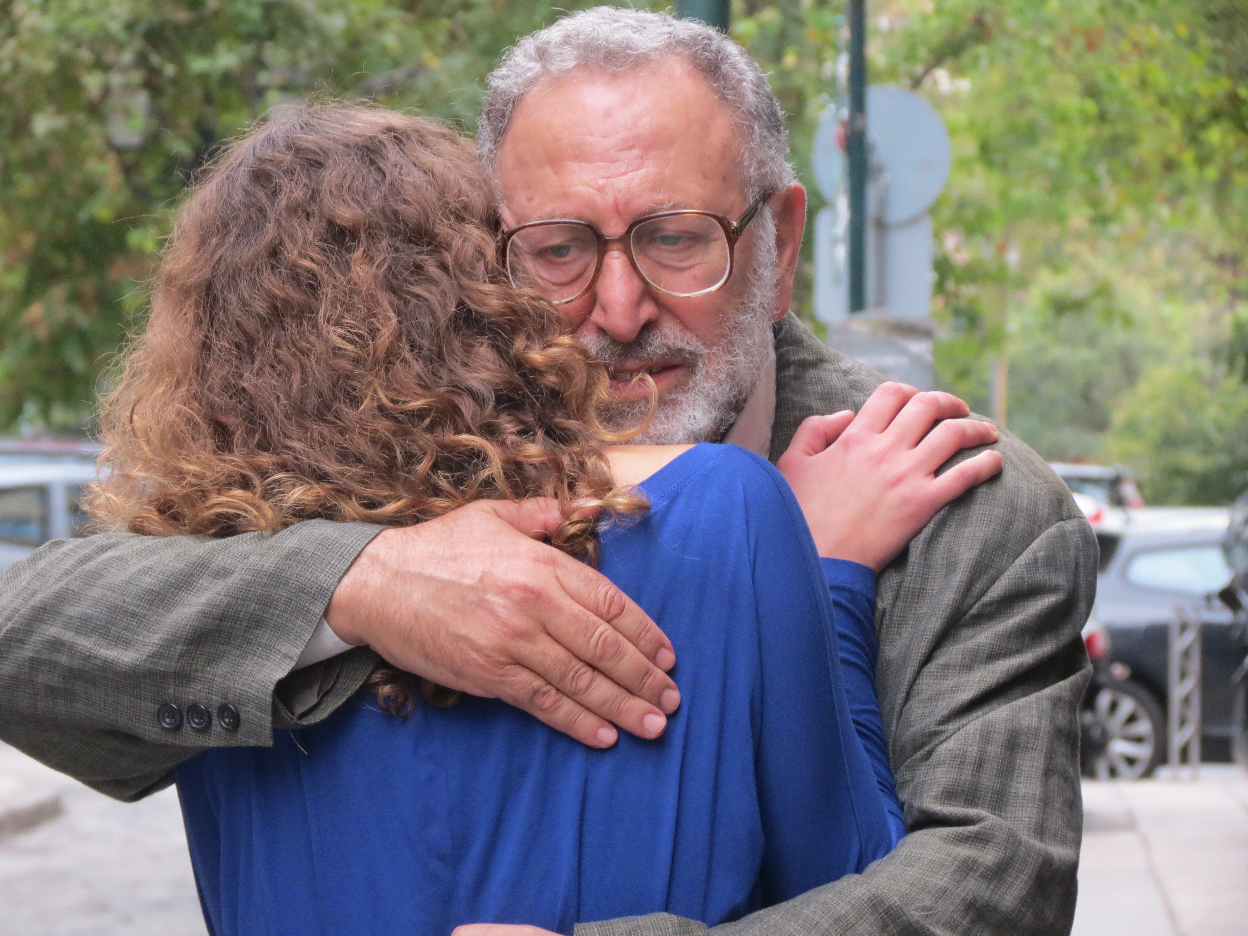 Makram Khoury and Ariane Labed in Magic Men (2014)