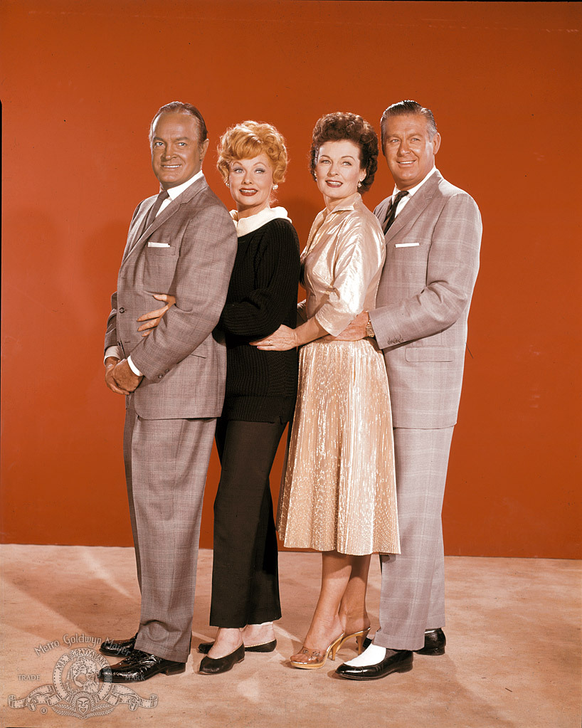Still of Lucille Ball, Bob Hope, Don DeFore and Ruth Hussey in The Facts of Life (1960)