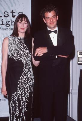 Anjelica and Danny Huston