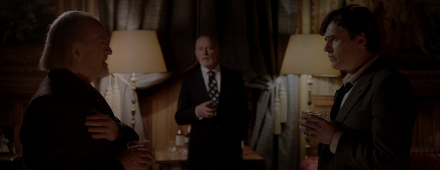 Still of Ian Hogg, Stephan Chase and Marcus Hutton in The Wager (2015)