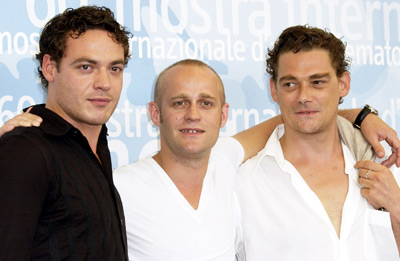 Martin Feifel, Fedja van Huêt and Jürgen Vogel at event of Rosenstrasse (2003)