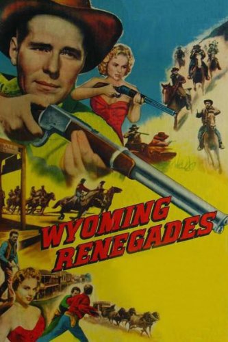 Philip Carey and Martha Hyer in Wyoming Renegades (1954)