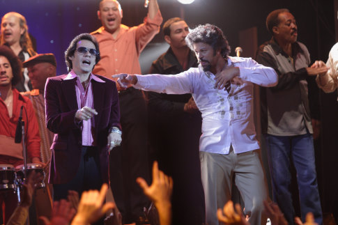 Marc Anthony and Leon Ichaso in El cantante (2006)