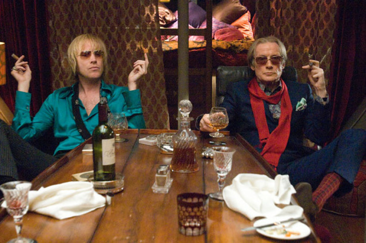 Still of Rhys Ifans and Bill Nighy in The Boat That Rocked (2009)