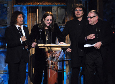 Ozzy Osbourne, Tony Iommi, Geezer Butler and Bill Ward