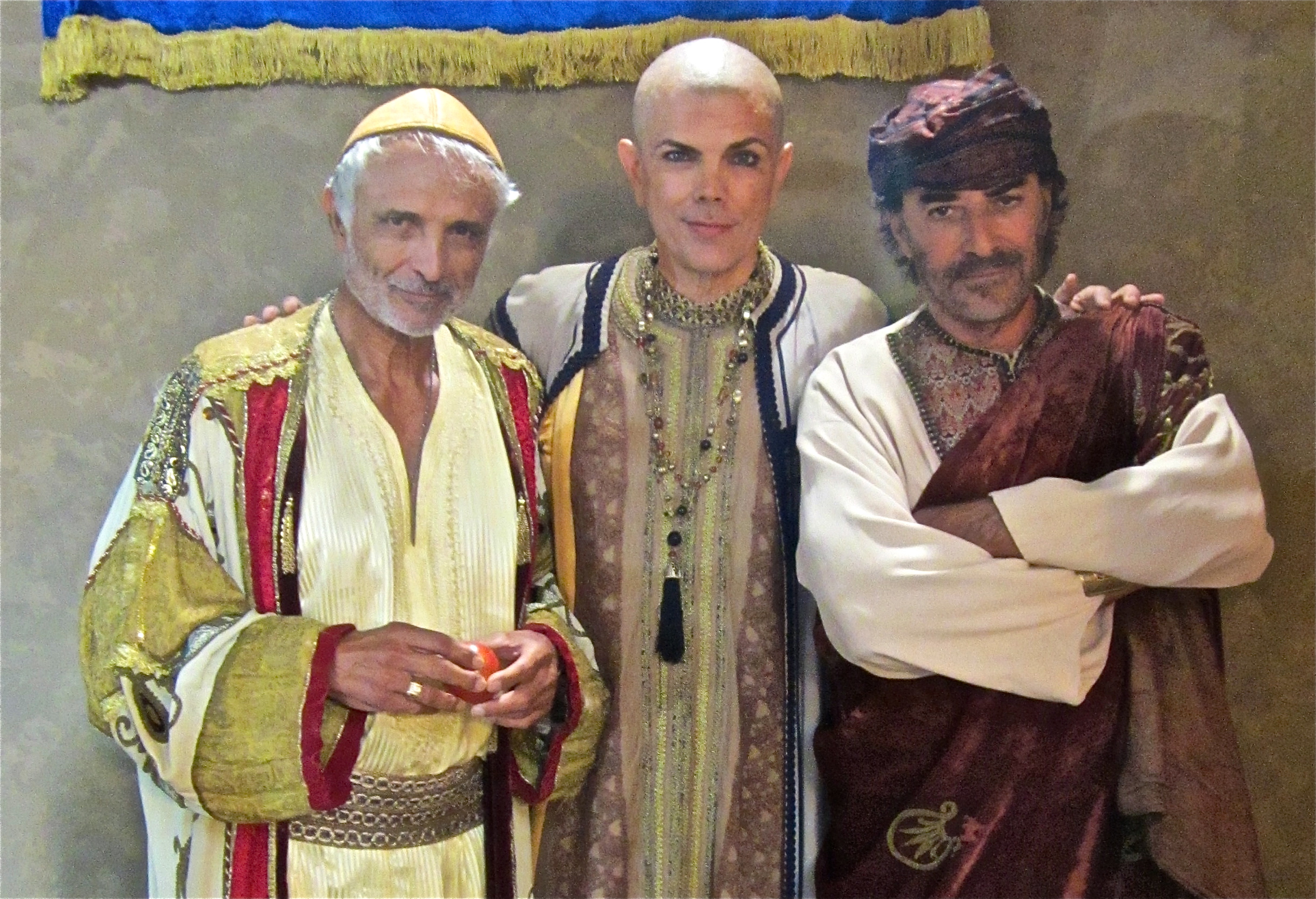 With Robert Miano & Thaao Penghlis on set of THE BOOK OF ESTHER