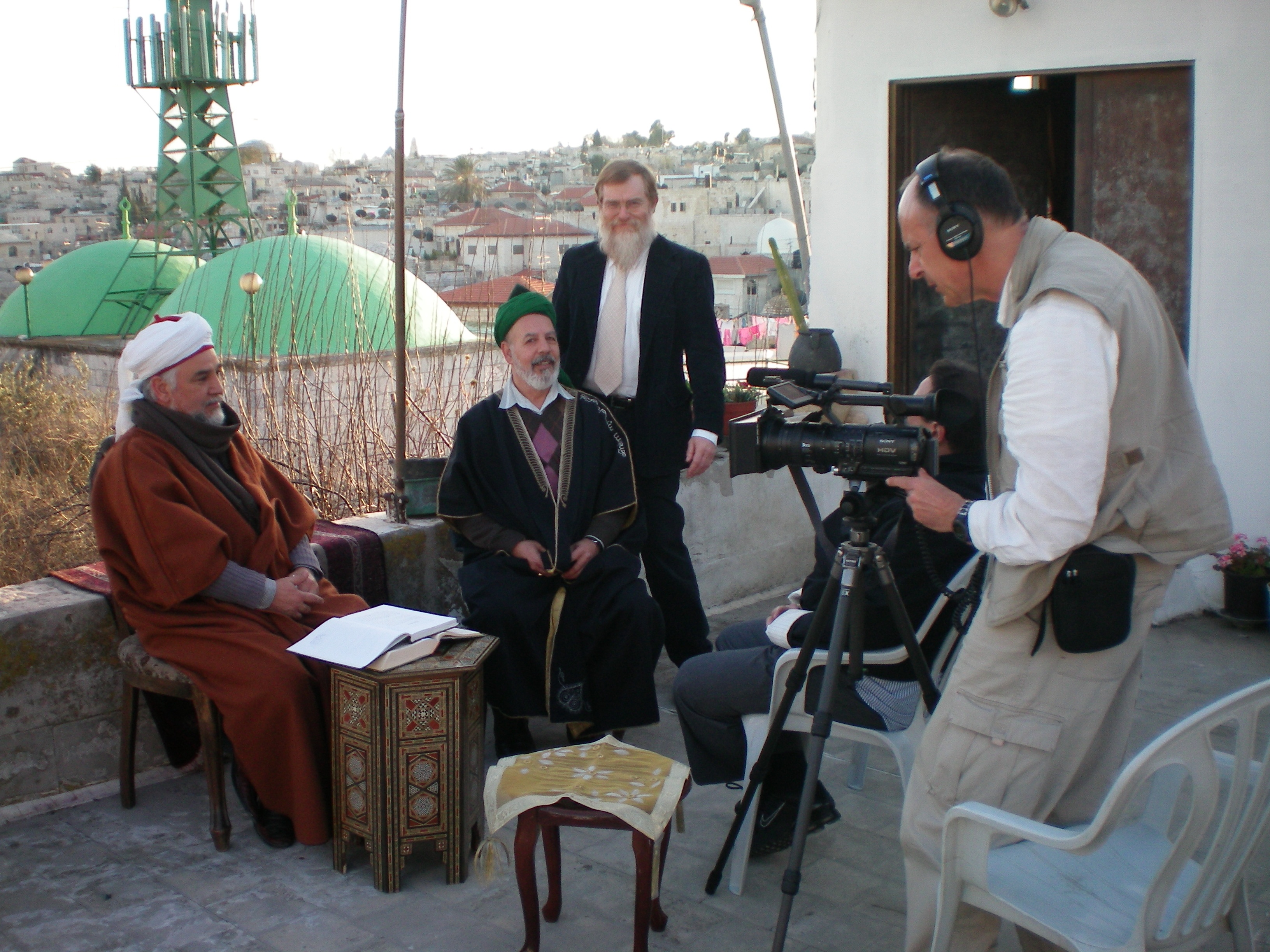 Filming in Jerusalem 