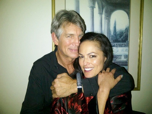 Eric Roberts, Terri Ivens (On the Set of the Film: 