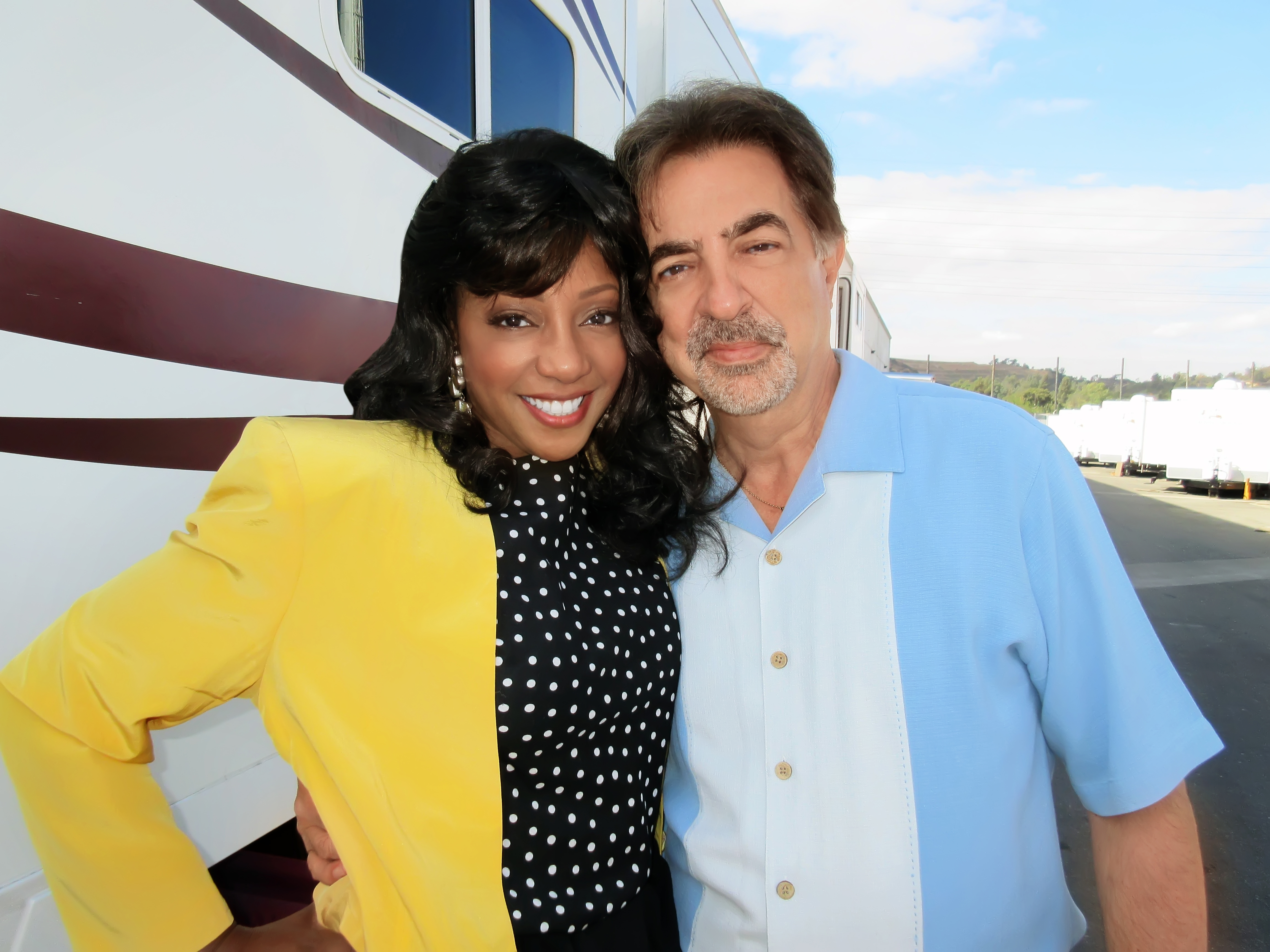 Shooting Criminal minds with Joe Mantegna