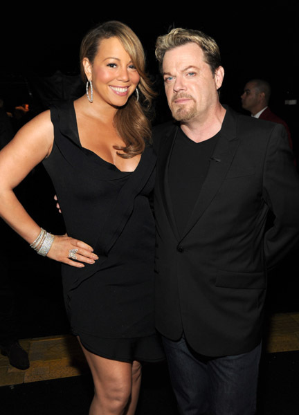 Mariah Carey and Eddie Izzard