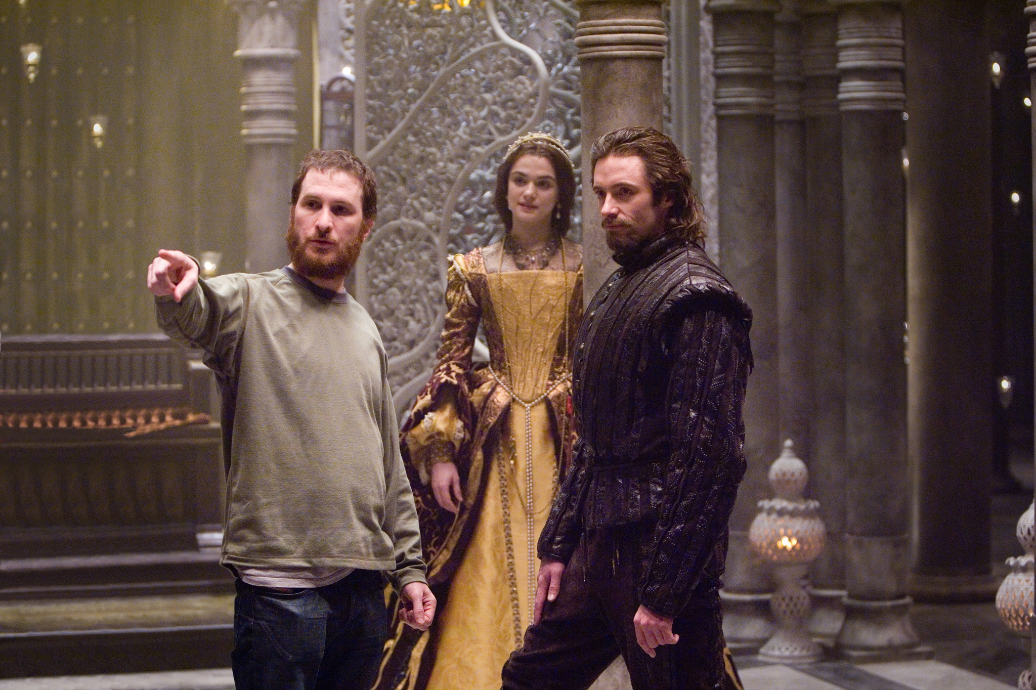 Still of Rachel Weisz, Darren Aronofsky and Hugh Jackman in The Fountain (2006)