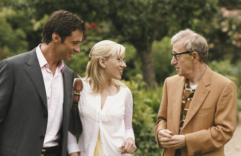 Woody Allen, Hugh Jackman and Scarlett Johansson in Scoop (2006)