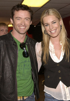 Rebecca Romijn and Hugh Jackman at event of American Idol: The Search for a Superstar (2002)