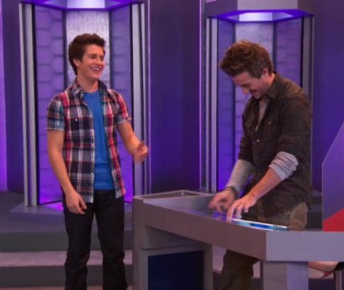Billy Unger and Jeremy Kent Jackson in Lab Rats
