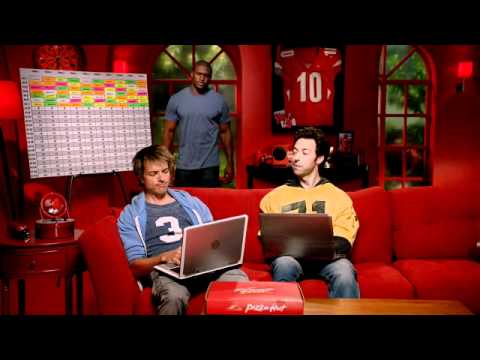 Jeremy Kent Jackson, Tim Dvorak and Reggie Bush in Pizza Hut Commercial