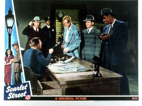 Dan Duryea and Thomas E. Jackson in Scarlet Street (1945)