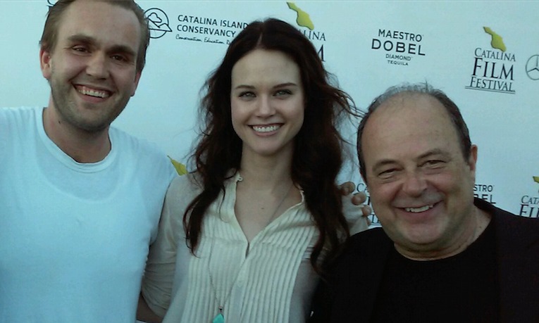 Chris Candy, Michele Boyd and Matthew Jacobs at the Bar America premiere at the Catalina Film Festival.