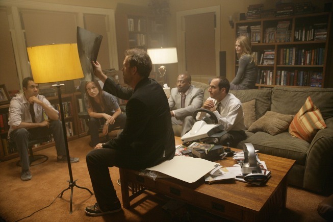 Still of Omar Epps, Peter Jacobson, Hugh Laurie, Jennifer Morrison, Kal Penn and Olivia Wilde in Hausas (2004)