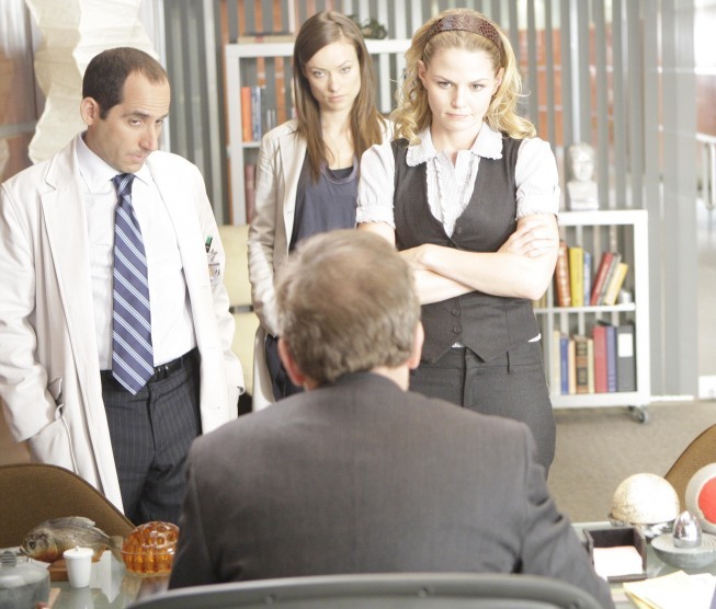 Still of Peter Jacobson, Jennifer Morrison and Olivia Wilde in Hausas (2004)