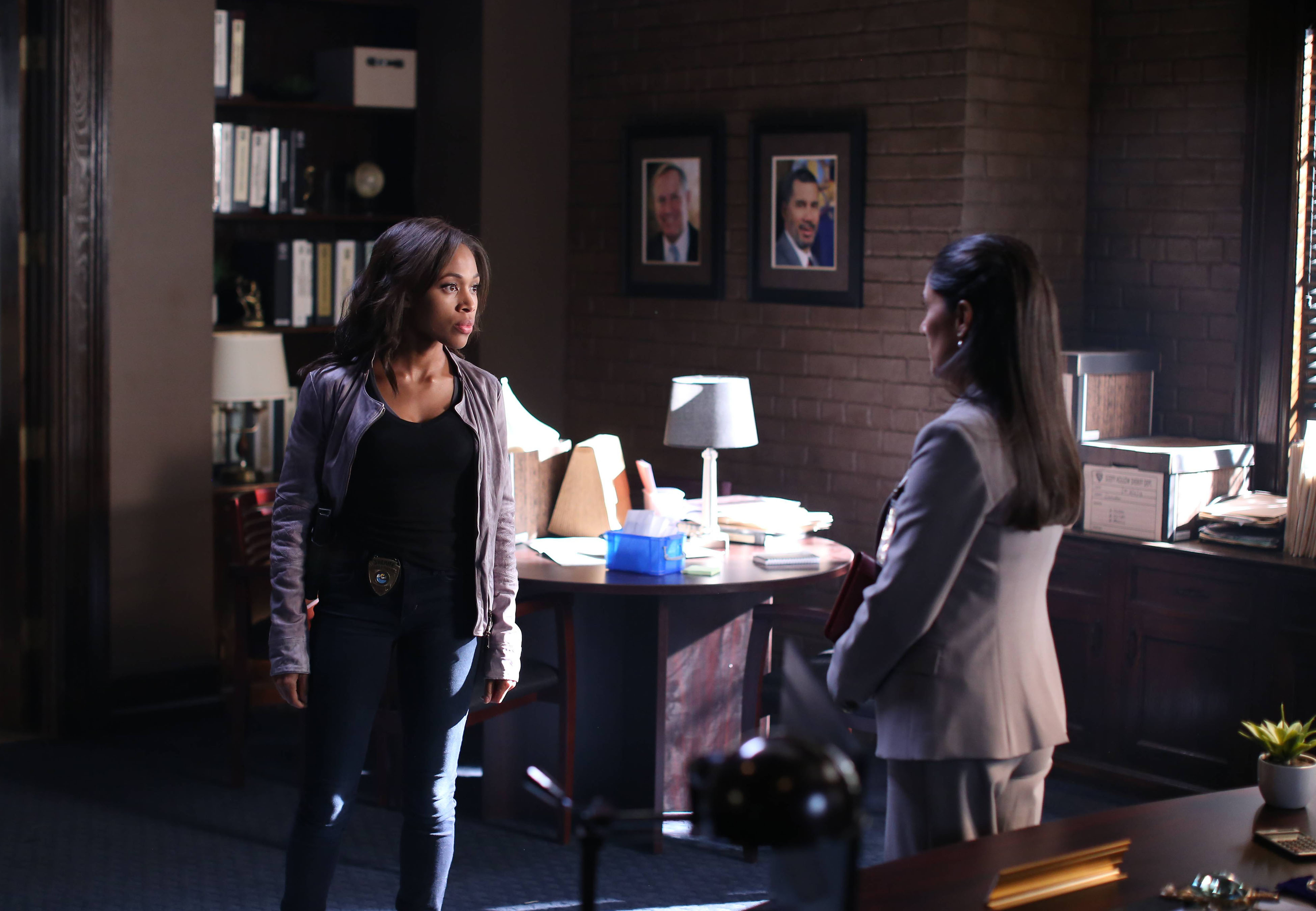 Still of Sakina Jaffrey and Nicole Beharie in Sleepy Hollow (2013)