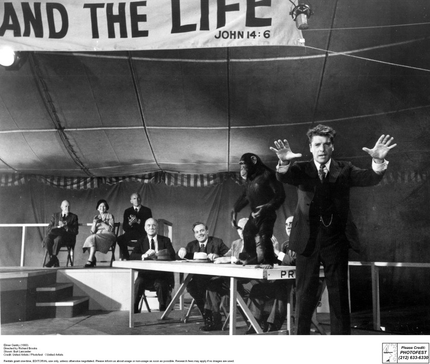 Still of Burt Lancaster, Dean Jagger and Arthur Kennedy in Elmer Gantry (1960)