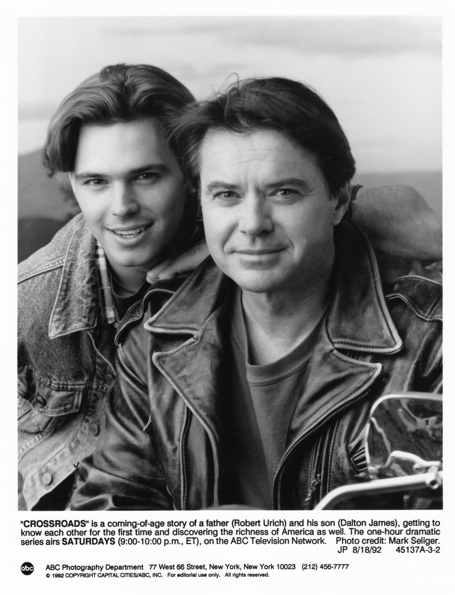 Dalton James and Robert Urich in 