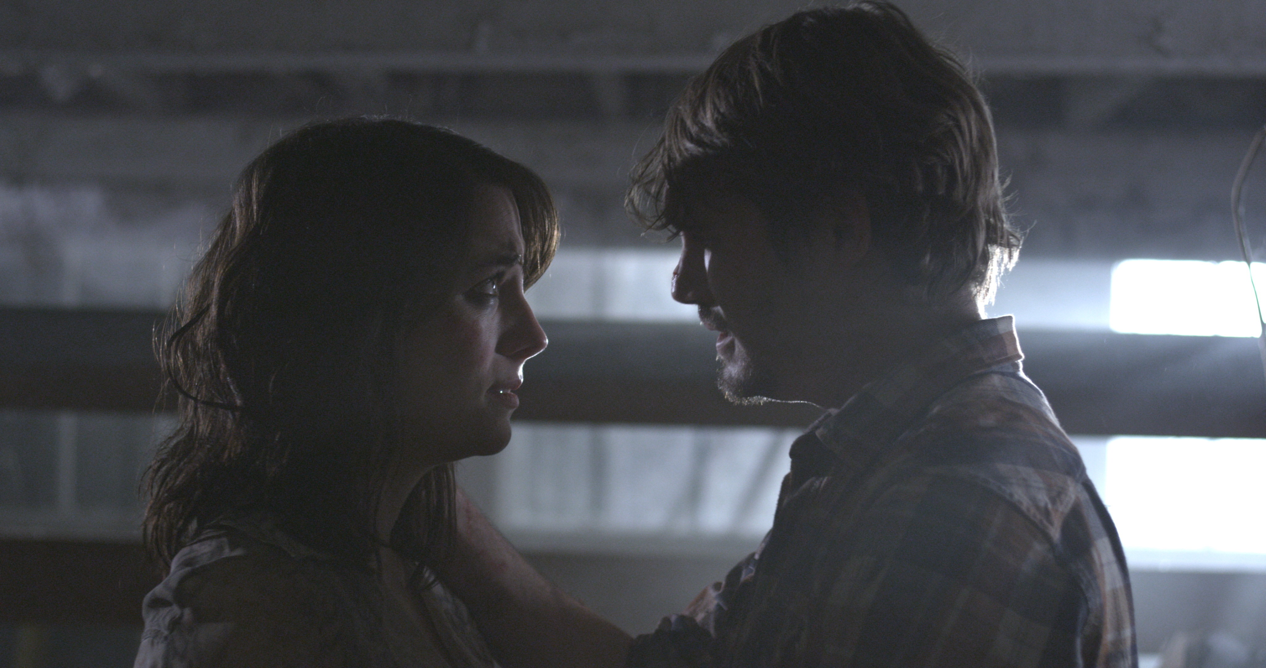 Still of Jesse James and Kate Alden in The Hollow One (2015)