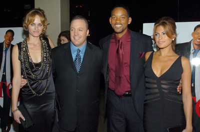 Will Smith, Amber Valletta, Kevin James and Eva Mendes at event of Hitch (2005)