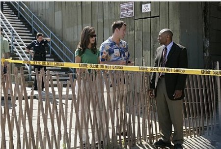 Still of Reginald James with Cote de Pablo, and Michael Weatherly, in NCIS.