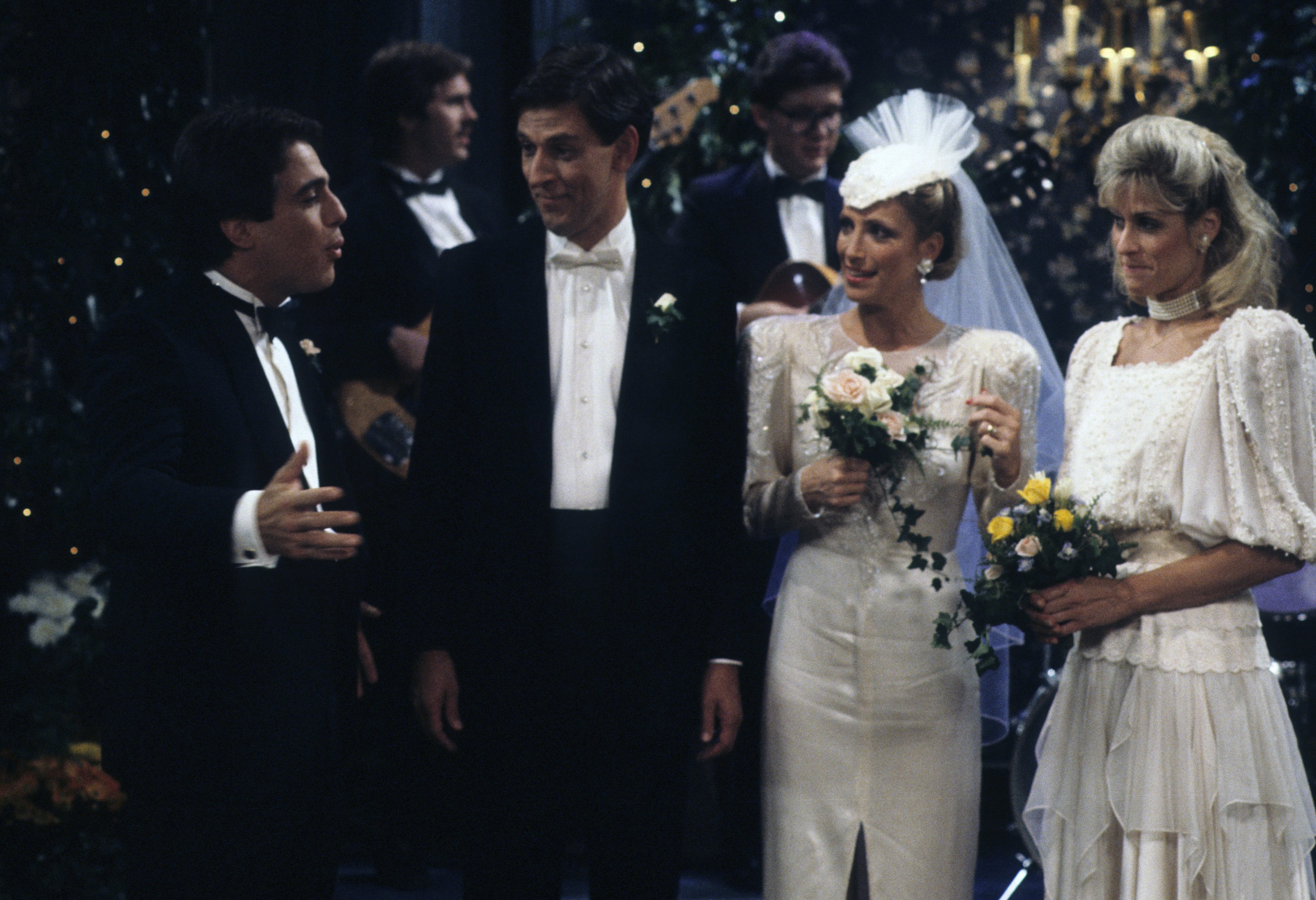 Still of Tony Danza, Fern Fitzgerald, Jim Jansen and Judith Light in Who's the Boss? (1984)