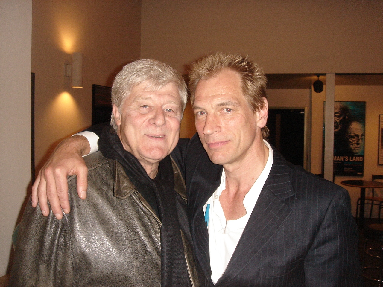 Martin Jarvis with Julian Sands, 2009