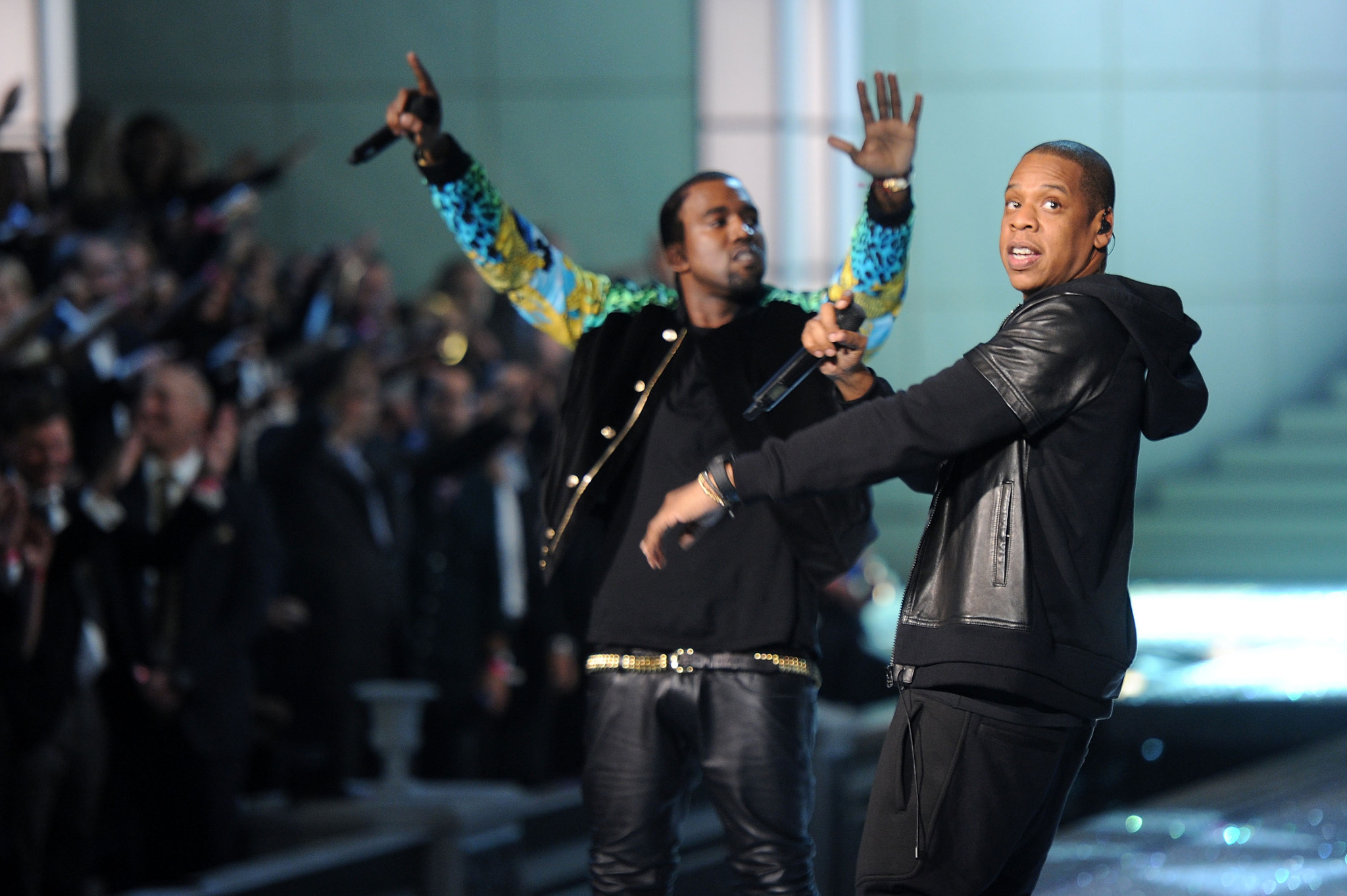 Jay Z and Kanye West at event of The Victoria's Secret Fashion Show (2011)