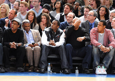 Chris Rock, Sean Combs and Jay Z